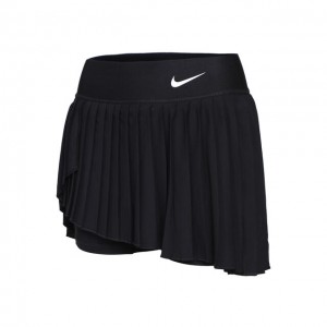 Nike Court Dri-Fit Advantage Pleated Rock Fusta Tenis Femei Negru, Alb