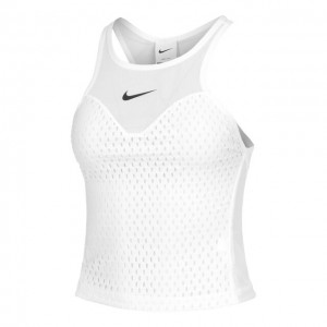 Nike Dri-Fit Court Slam London Tank Top Maieu Tenis Femei Alb, Negru   