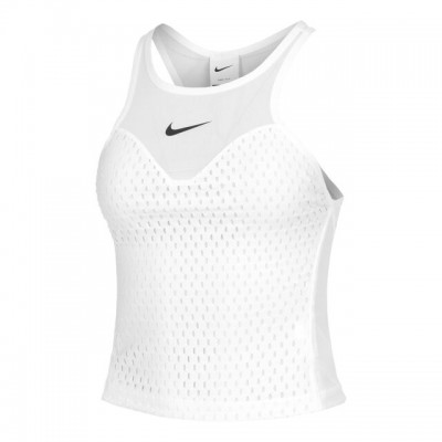 Nike Dri-Fit Court Slam London Tank Top Maieu Tenis Femei Alb, Negru   