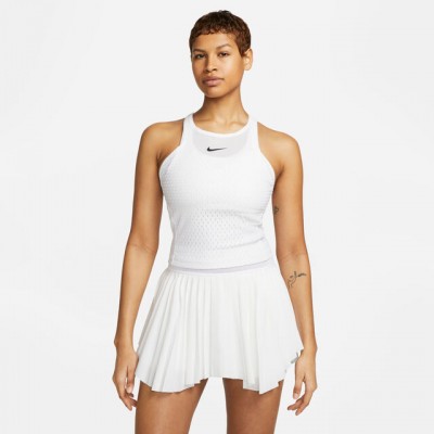 Nike Dri-Fit Court Slam London Tank Top Maieu Tenis Femei Alb, Negru   