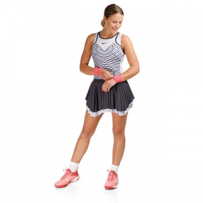 Nike R.G. Dri-Fit Court Slam Tank Top Maieu Tenis Femei Violet deschis, Gri inchis, Negru  