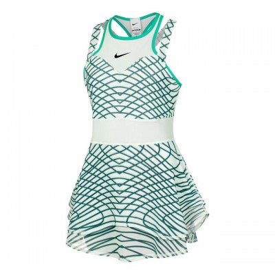 Nike R.G. Dri-Fit Court Slam Rochie Tenis Femei Verde mint, Verde petrol, Gri