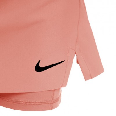 Nike Roland Garros Court Dri-Fit Slam Rock Fusta Tenis Femei Portocaliu, Rosu, Galben, Negru