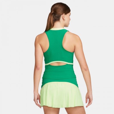 Nike A.O. 2024 Court Dri-Fit Slam Tank-Top Maieu Tenis Femei Verde, Verde deschis, Alb 