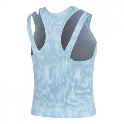 Nike Roland Garros Court Dri-Fit Slam Tank-Top Maieu Tenis Femei Albastru deschis, Negru