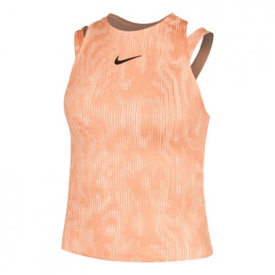 Nike Roland Garros Court Dri-Fit Slam Tank-Top Maieu Tenis Femei Portocaliu, Negru