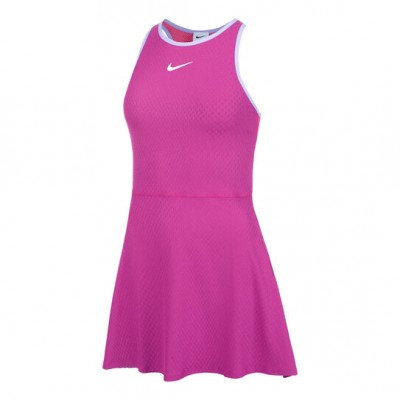 Nike NY 2024 Court Dri-Fit Slam Rochie Tenis Femei Violet berry, Roz, Violet, Alb