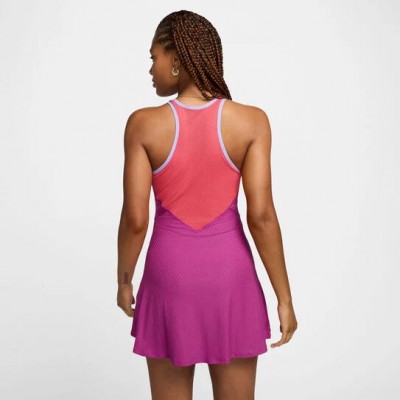 Nike NY 2024 Court Dri-Fit Slam Rochie Tenis Femei Violet berry, Roz, Violet, Alb