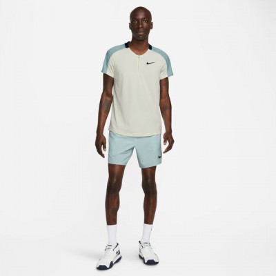 Nike N.Y. Court Dri-Fit Slam Short Tenis Barbati Albastru deschis, Negru, Gri