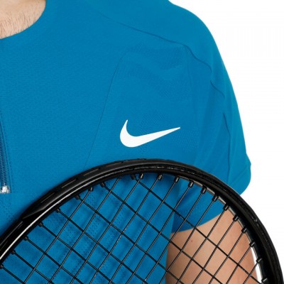 Nike A.O. Dri-Fit Court Slam Ultra MB Polo Tricou Tenis Barbati Verde petrol, Alb