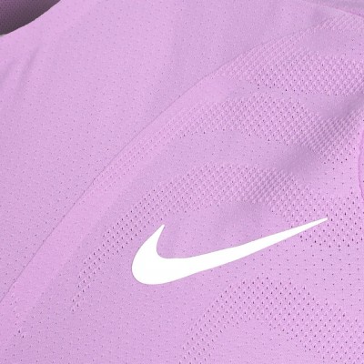 Nike A.O. Dri-Fit Court Slam Ultra MB Polo Tricou Tenis Barbati Violet, Alb