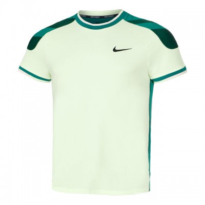 Nike A.O. 2024 Court Dri-Fit Slam Tee Tricou Tenis Barbati Verde deschis, Verde inchis, Negru