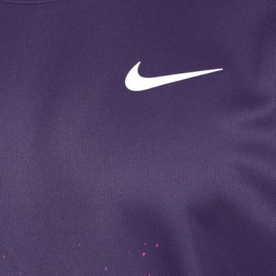 Nike NY 2024 Dri-Fit Slam TP Wildcard 2 Tee Tricou Tenis Barbati Violet, Roz, Alb  