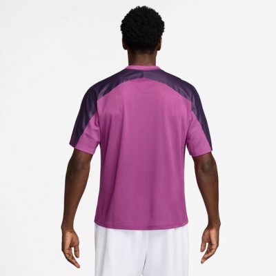 Nike NY 2024 Dri-Fit Slam TP Wildcard 2 Tee Tricou Tenis Barbati Violet, Roz, Alb  