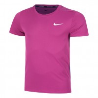 Nike NY 2024 Dri-Fit Slam Tee Tricou Tenis Barbati Violet Berry, Violet, Alb