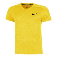 Nike Roland Garros Court Dri-Fit Slam Tee Tricou Tenis Barbati Galben, Negru   