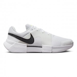 Nike Zoom GP Challenge 1 All Court Incaltaminte Tenis Barbati Alb, Negru, Galben