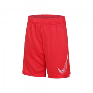 Nike Dri-Fit HBR Short Tenis Fete (Copii) Rosu, Alb